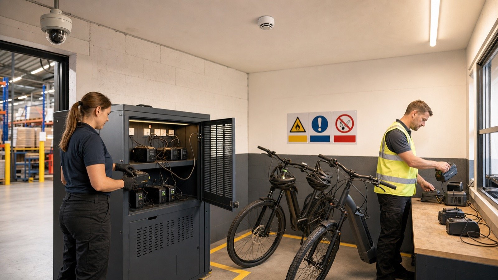 Lithium Battery Charging Fire Safety for UK Business Premises in 2026