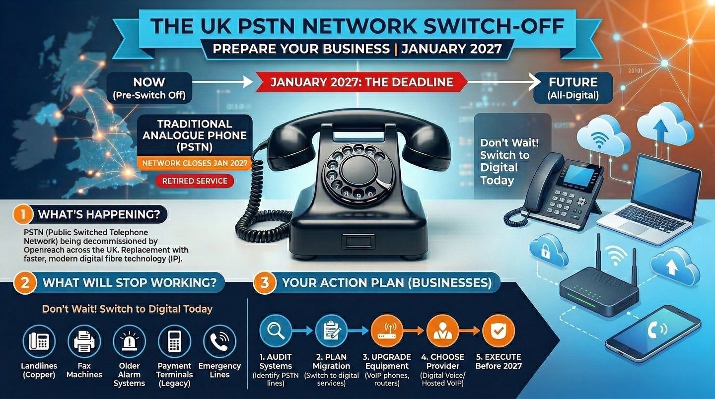 Is Your Business Alarm System Still Working? The PSTN Switch-Off Explained