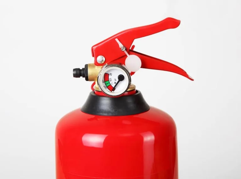 Annual fire extinguisher servicing and inspection